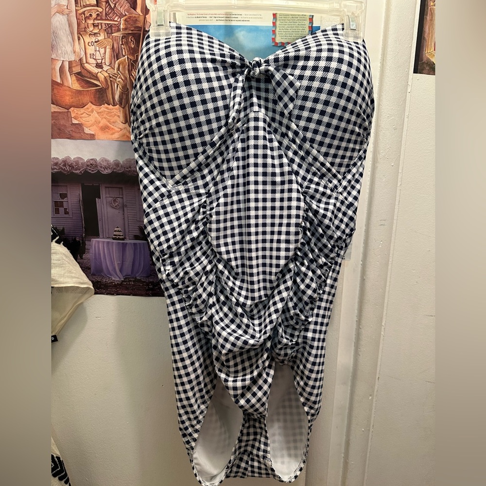 Torrid 3F gingham swim suit